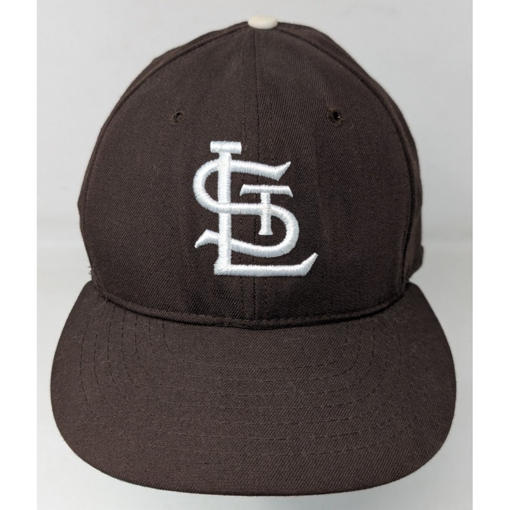 Vintage St Louis Browns Roman Hat 7 1/2 Fitted 1952-53 Wool MLB Cooperstown USA